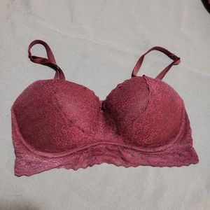 Dark Red Victorias Secret Bra